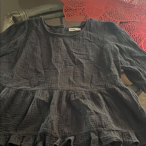 Women's Black Button Down Shirt